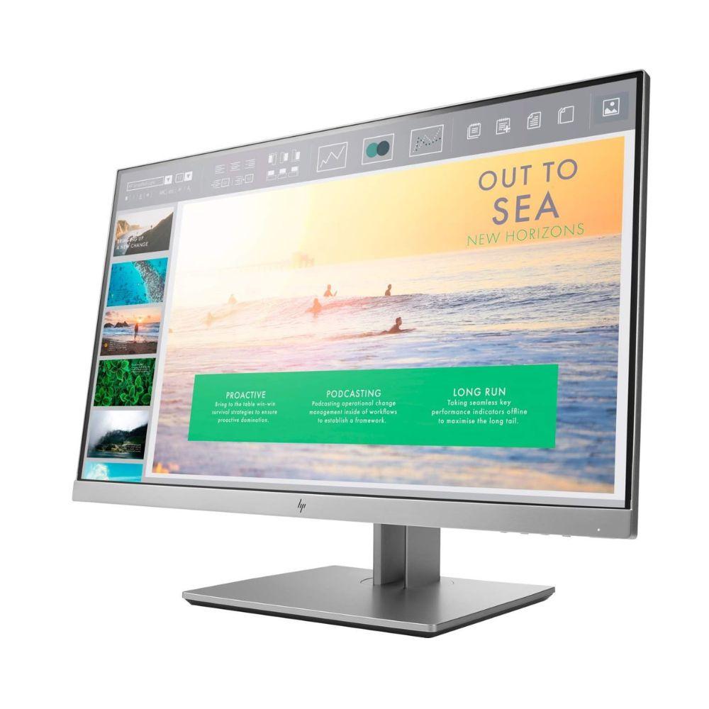 HP EliteDisplay E233 23"FHD Üzleti Monitor HDMI, DP, VGA, 2xUSB , Fekvő/álló mód, emelhető, HASZNÁLT 