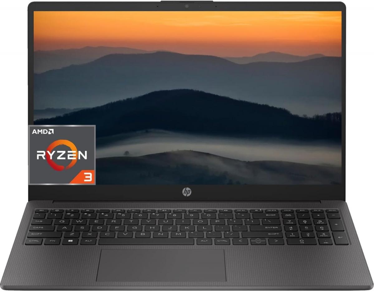 HP 255 G10 15.6" AMD Ryzen 3 7330 512GB SSD/8GB DDR4 Notebook ( 8A5G3EA) Win10 Home
