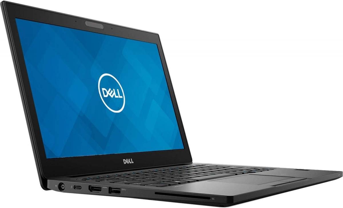 Dell Latitude 7290 - 12.5" HD, Core i5-8350U, 8GB, 256GB SSD, Win11 Prof - Fekete ,USA BILL, FEL&Uacute;JITOTT