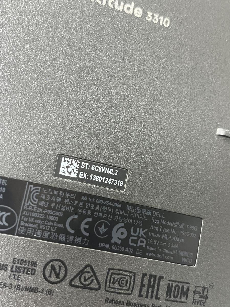 DELL Latitude 3310 13.2"HD I3-8145U 2.10GHz 8GB 250GB Win11 Fel&uacute;j&iacute;tott Notebook