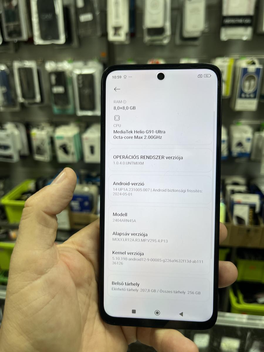 Xiaomi Redmi Note 13 5G 256GB 8GB RAM Graphite Black mobiltelefon
