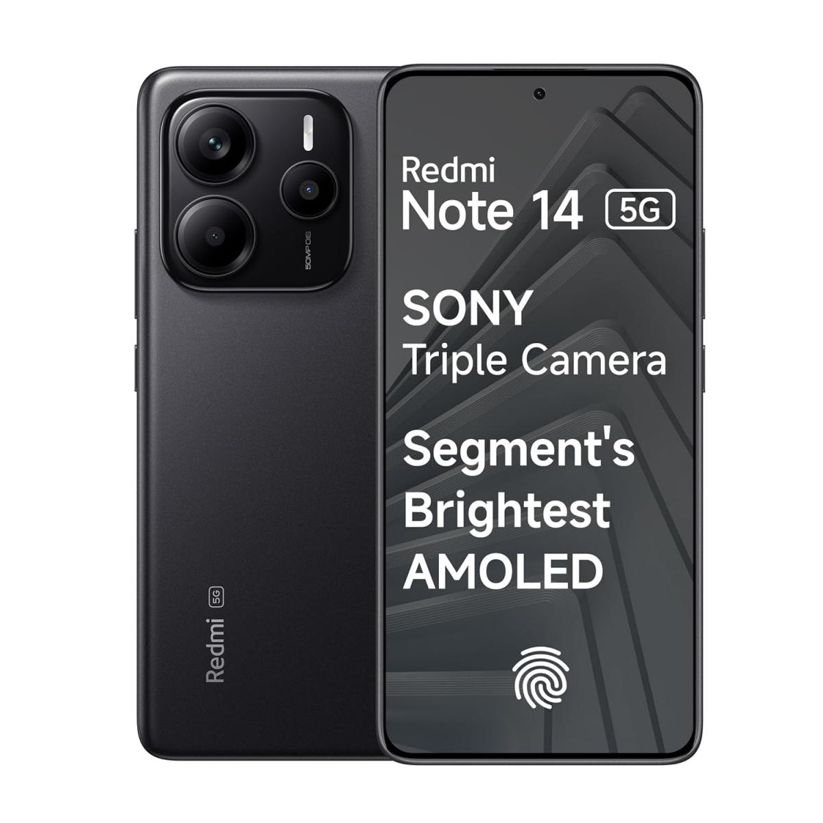 Xiaomi Redmi Note 14 5G 256GB 8GB RAM Mignight Black 