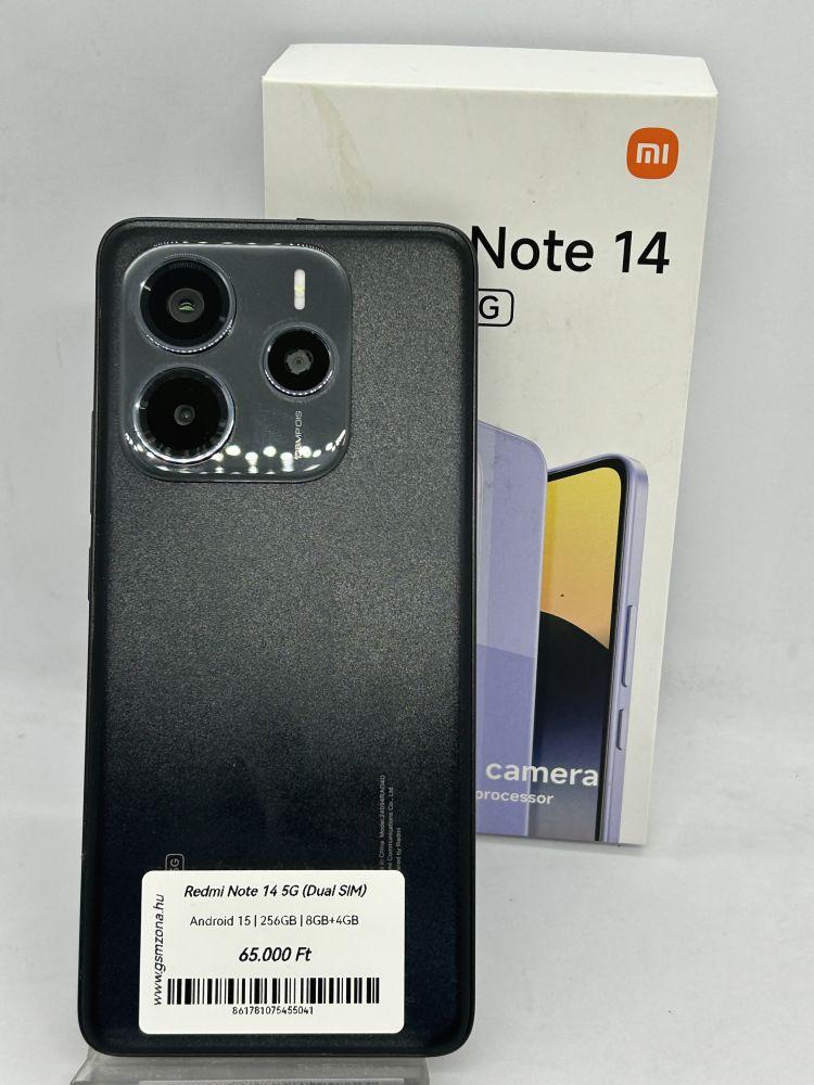 Xiaomi Redmi Note 14 5G 256GB 8GB RAM Mignight Black 