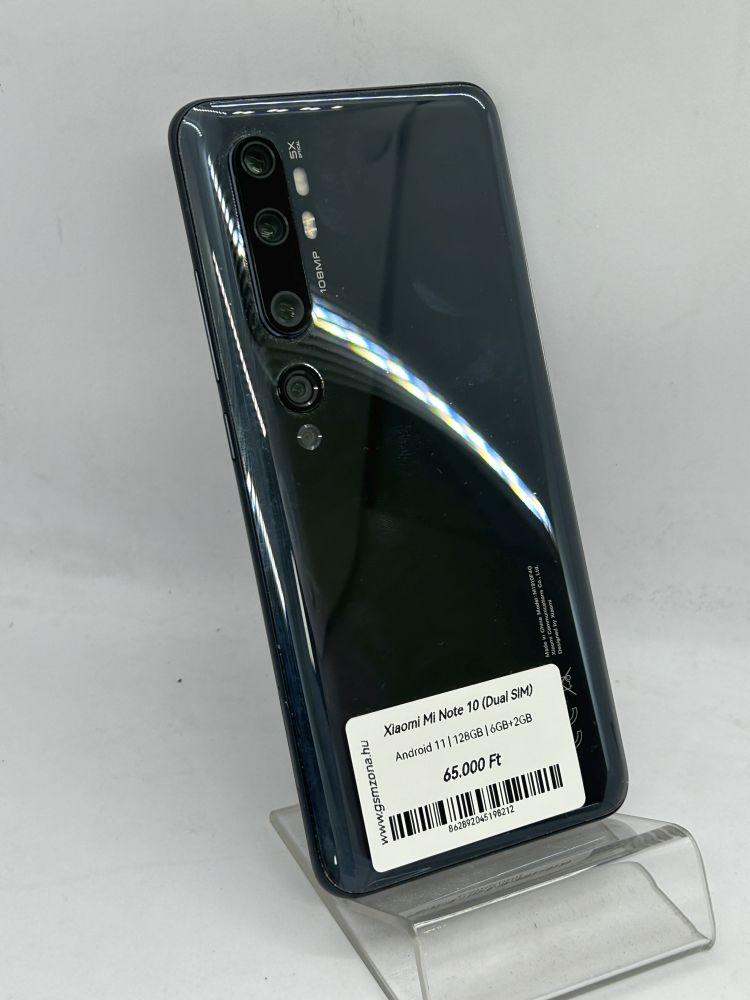 Xiaomi Mi Note 10 128GB/6GB RAM Graphite Black mobiltelefon 