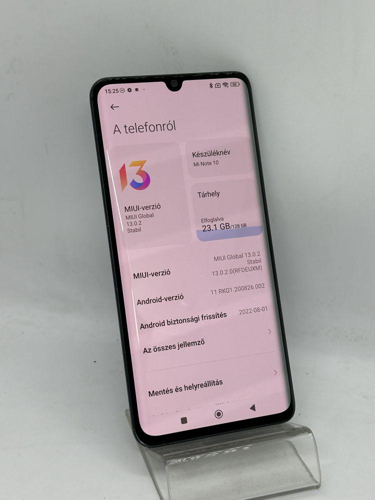Xiaomi Mi Note 10 128GB/6GB RAM Graphite Black mobiltelefon 