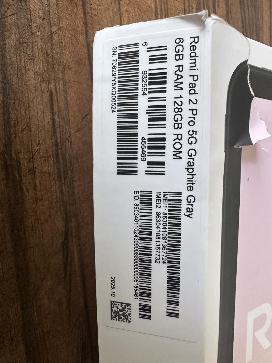 Xiaomi Redmi Pad 2 Pro 12.1" 120Hz 6GB+128GB 5G ( Cellular )  grey, haszn&aacute;lt t&aacute;blag&eacute;p