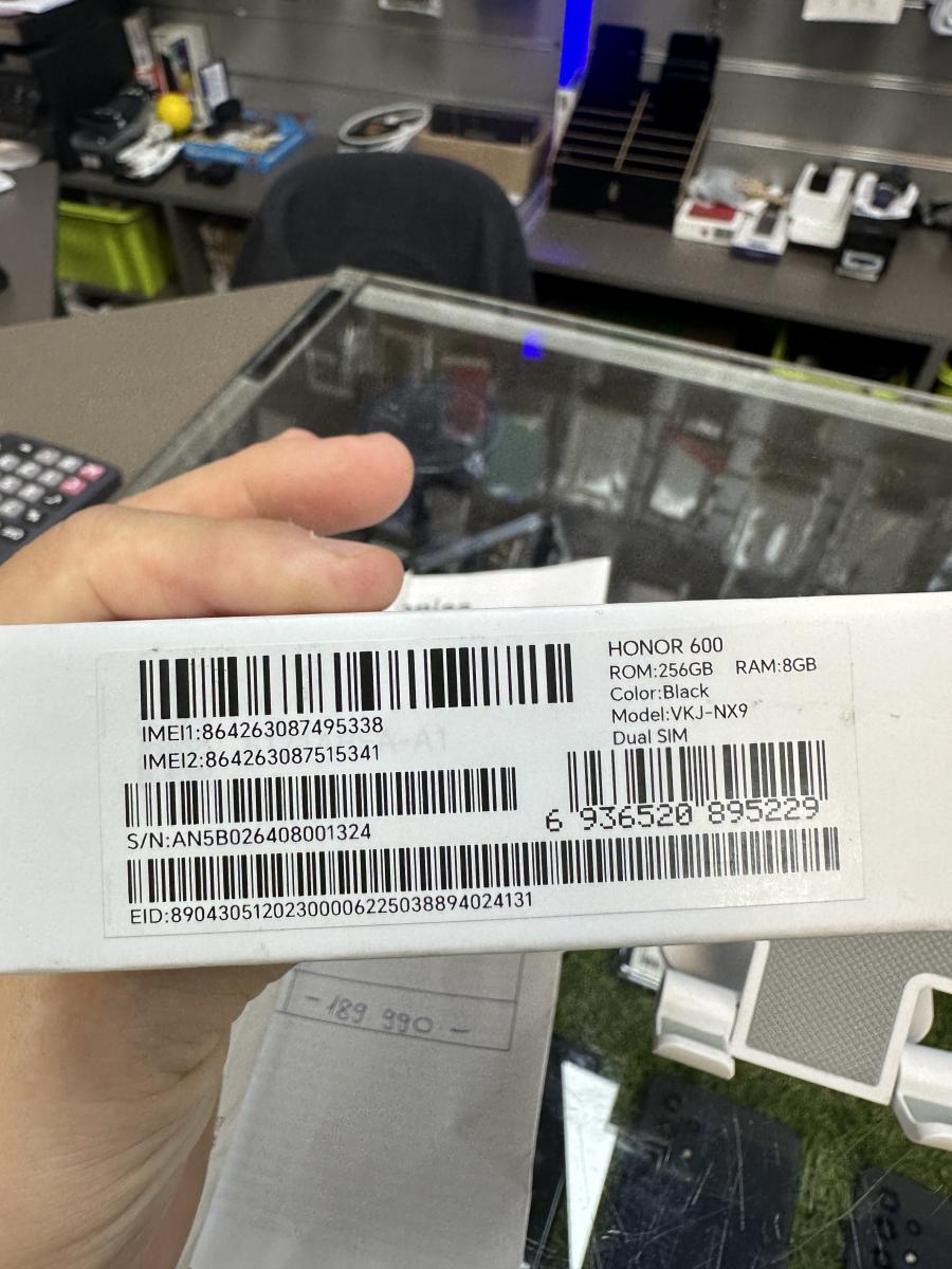 Huawei Honor 600 8GB/256GB DUAL SIM fekete, vkj-nx9