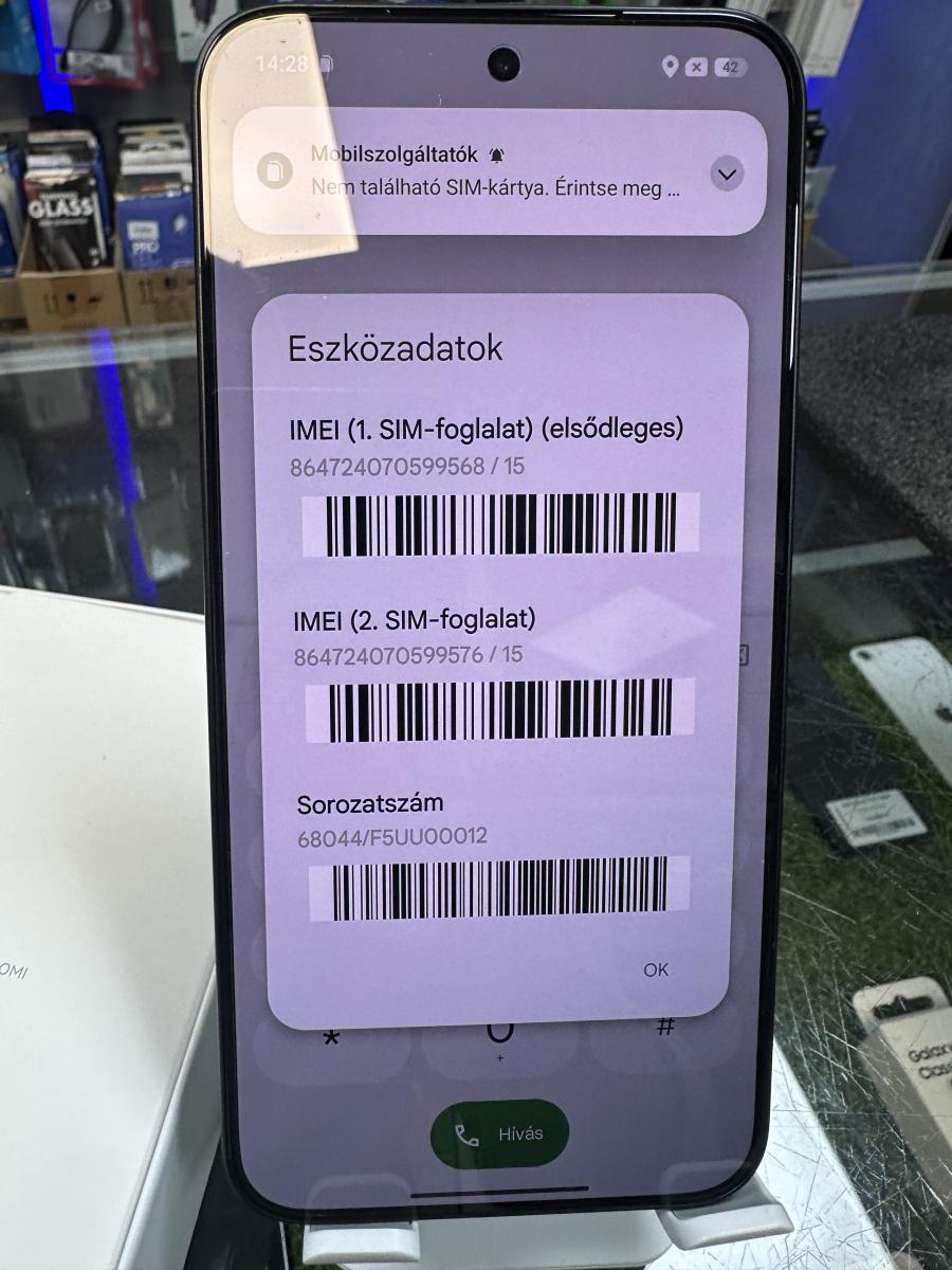 Xiaomi 15T PRO 256GB 12GB RAM Fekete, 2506BPN68G, haszn&aacute;lt mobiltelefon 
