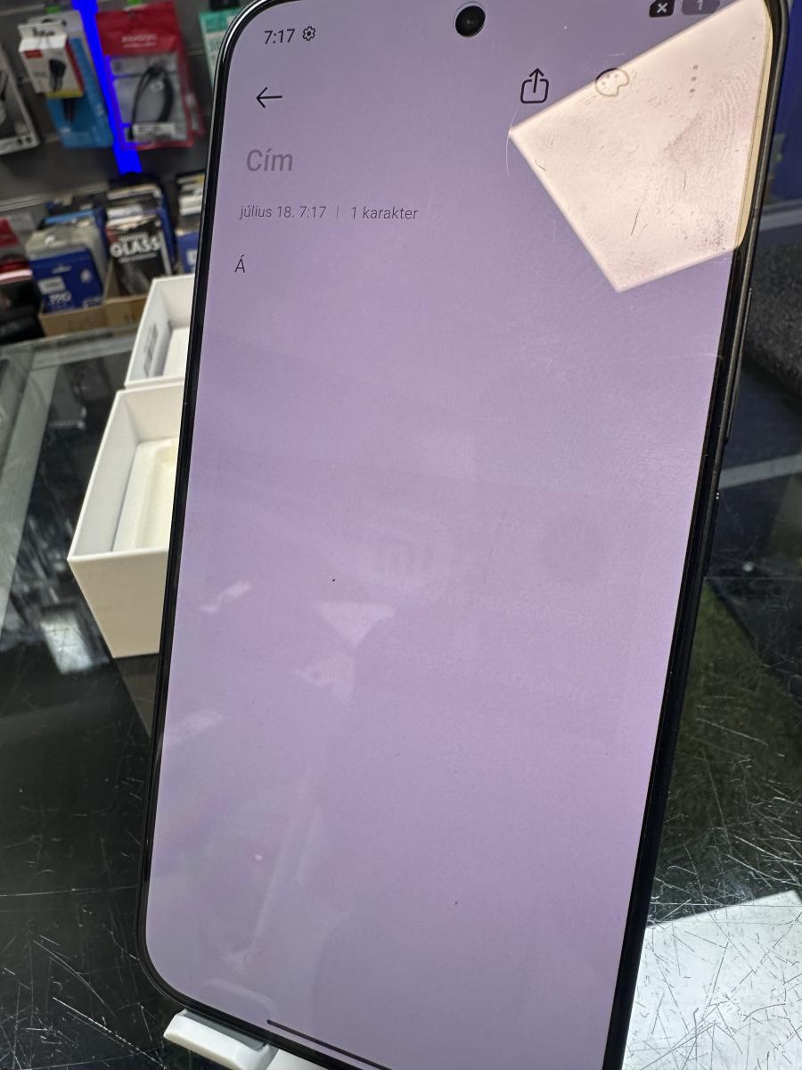 Xiaomi 15T PRO 256GB 12GB RAM Fekete, 2506BPN68G, haszn&aacute;lt mobiltelefon 