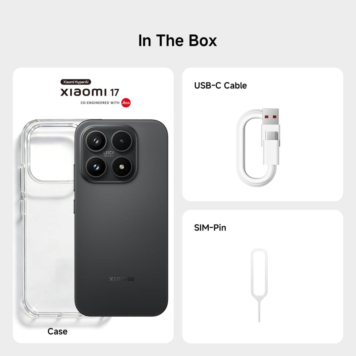 Xiaomi 17T 5G 256GB 12GB RAM Dual Mobiltelefon, Fekete 
