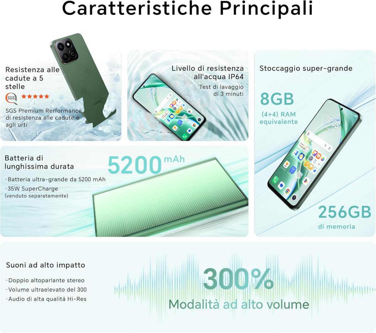 HONOR 200 Smart 4GB/256GB Forest Green Dual SIM NFC 