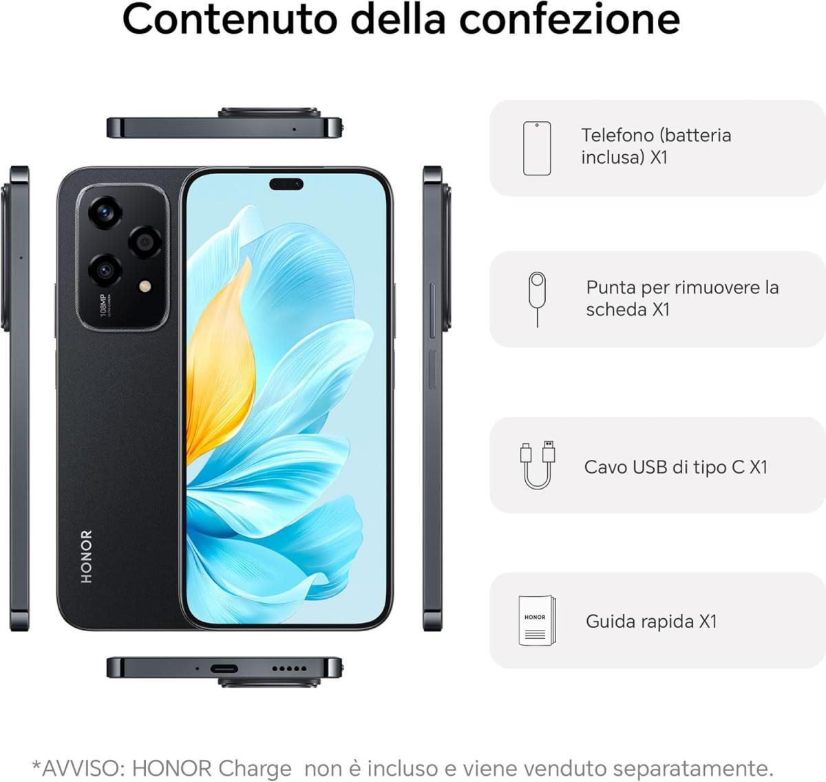 HONOR 200 Lite 8G+8G/256GB AMOLED  5G Dual SIM NFC 