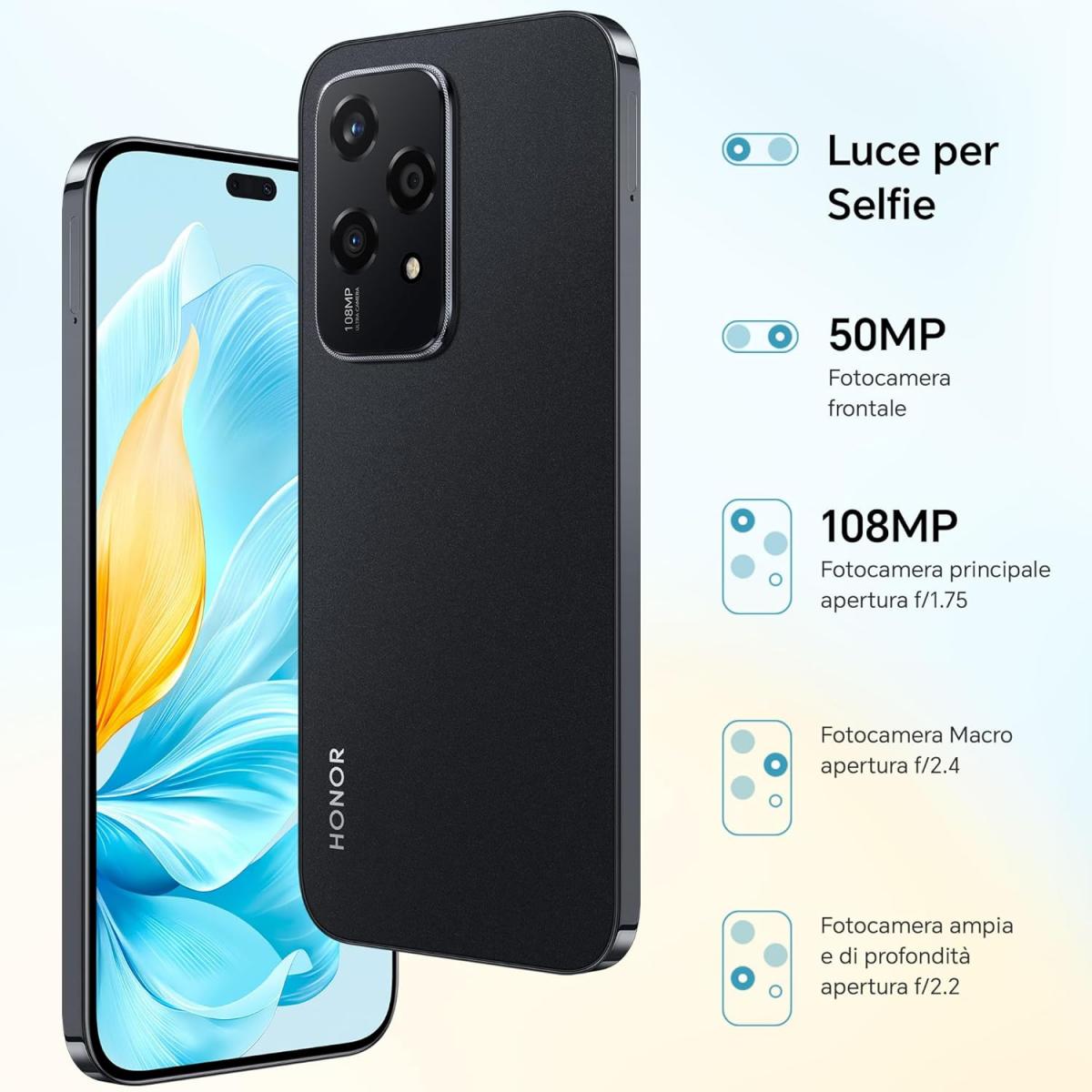 HONOR 200 Lite 8G+8G/256GB AMOLED  5G Dual SIM NFC 