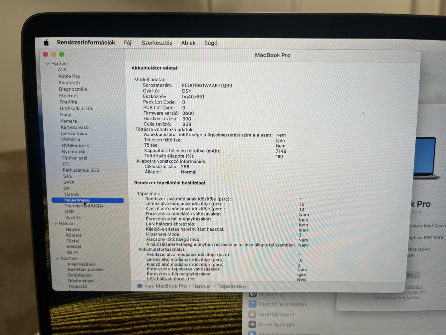 Apple MacBook Pro 16" Retina  2019 i7-9750H 2.60GHz  16GB 500GB SSD  RADEON PRO 5300M , Space gray