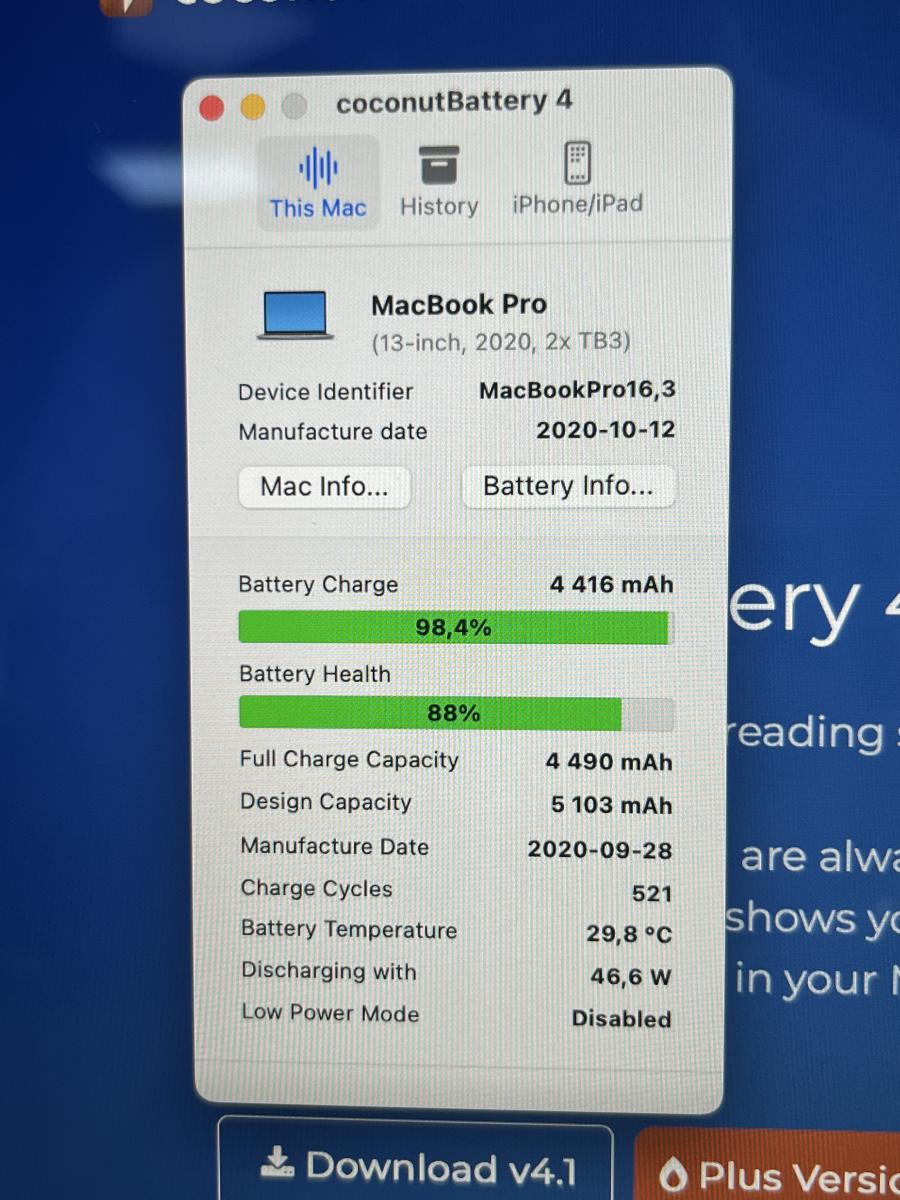 Apple MacBook Pro 13" Retina Touchbar 2020 Intel i5-8257U 1.4GHz 8GB / 256GB SSD Space Gray