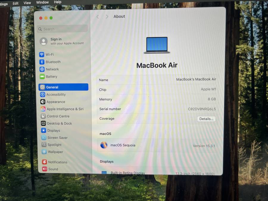 Apple MacBook Air 2020 M1 13" Retina 8G/ 512GB Space Gray