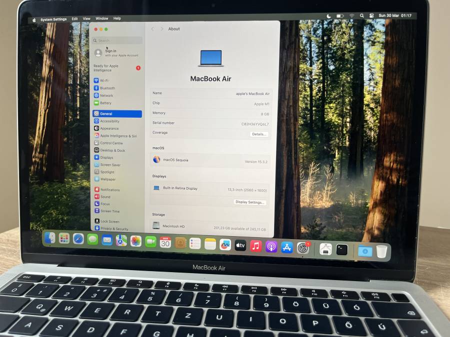 Apple MacBook Air 2020 M1 13" Retina 8G/ 256GB Silver