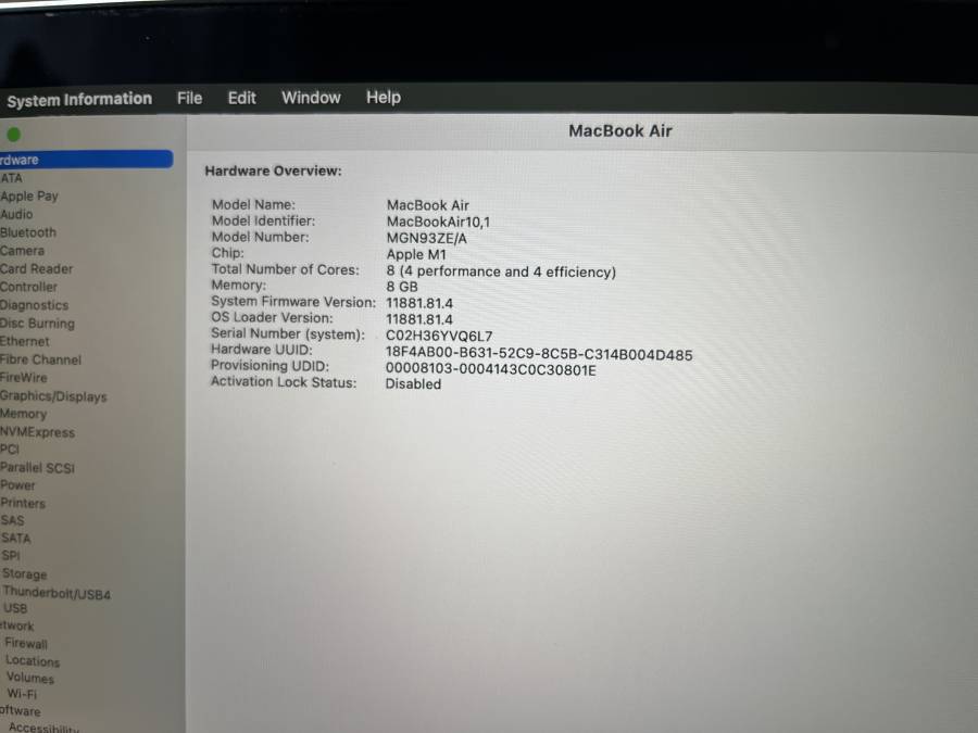 Apple MacBook Air 2020 M1 13" Retina 8G/ 256GB Silver
