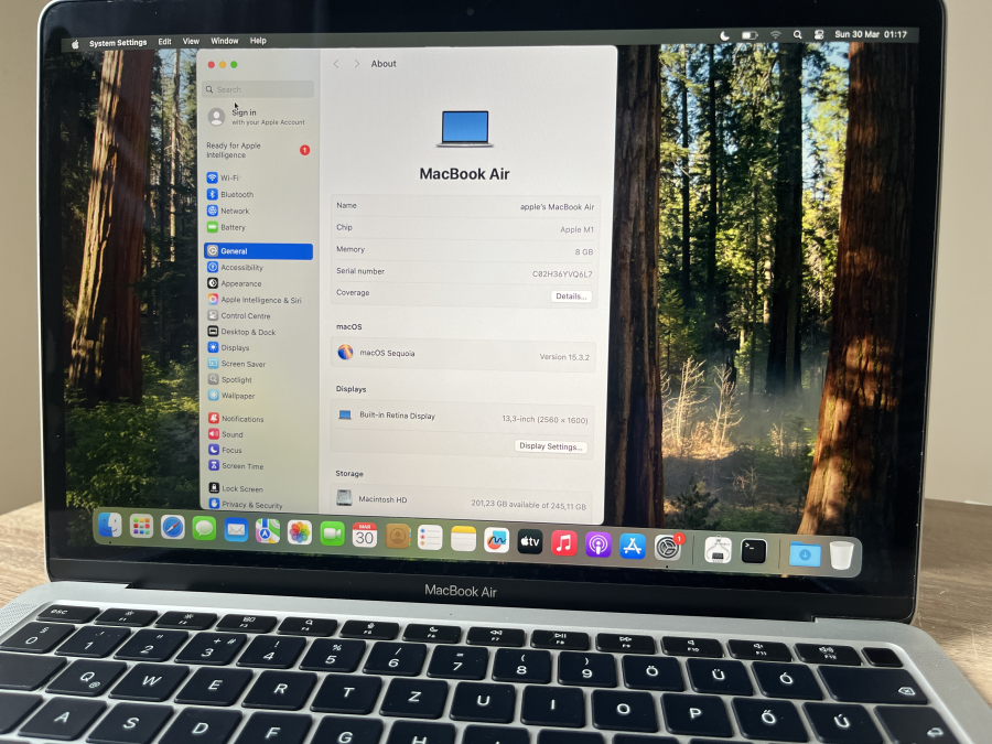Apple MacBook Air 2020 M1 13" Retina 8G/ 256GB Silver