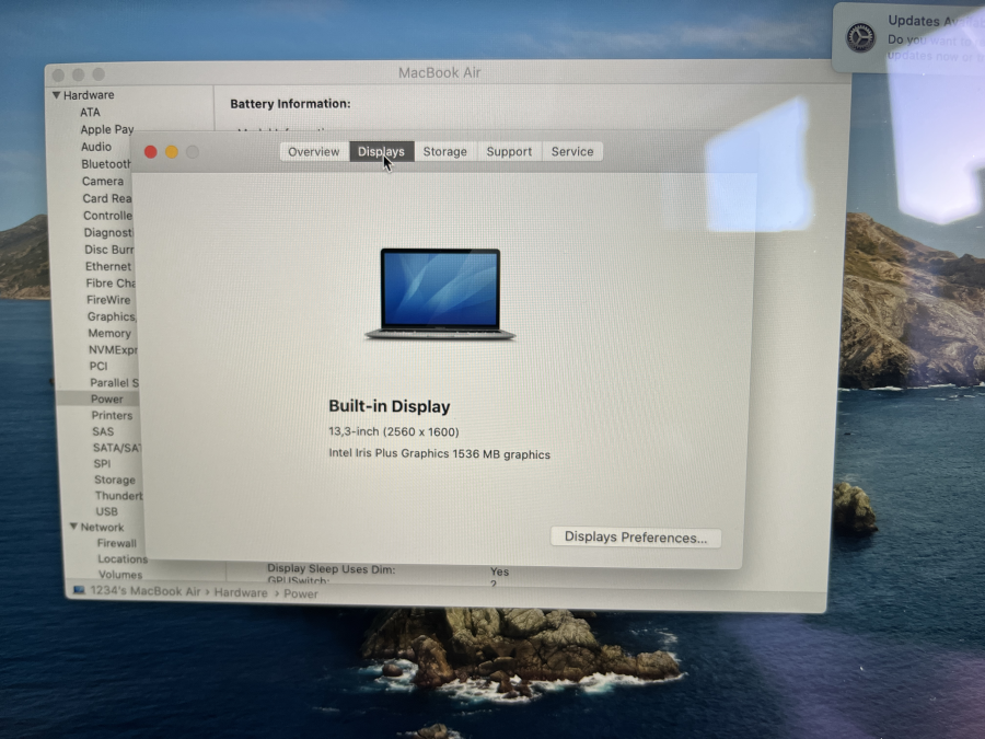 Apple MacBook Air 2020 13" Retina i5-1030NG7 1.10GHz 8GB/256G SSD SPACE GRAY 