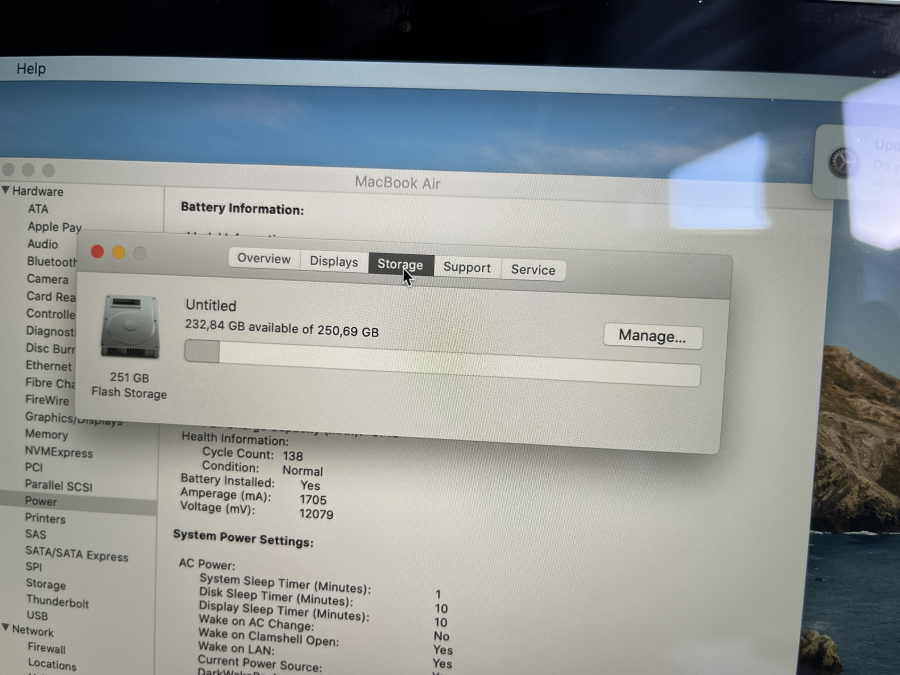 Apple MacBook Air 2020 13" Retina i5-1030NG7 1.10GHz 8GB/256G SSD SPACE GRAY 