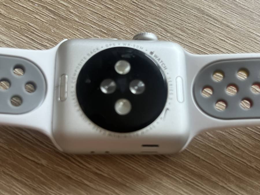 Apple Watch 3 38mm silver Nike+ használt okosóra, 