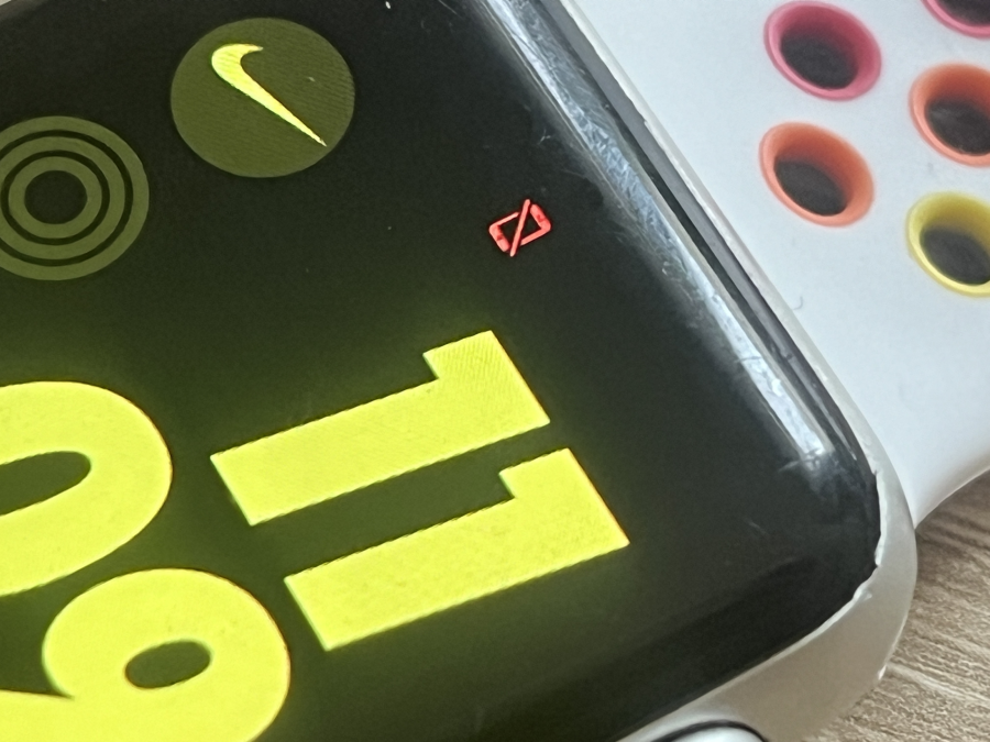 Apple Watch 3 38mm silver Nike+ használt okosóra, 