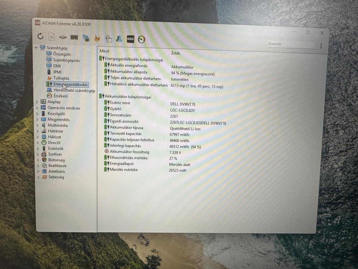 Dell Latitude 5580 - 15.6" FHD  i5-6440HQ, 8GB, 256GB SSD, Win11 Prof - Fekete , haszn&aacute;lt Notebook