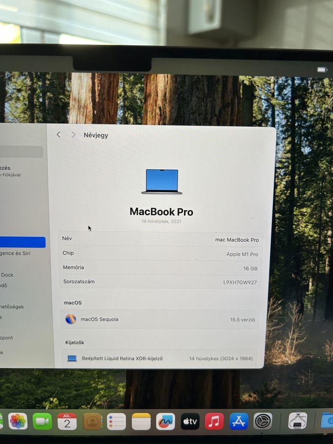 Apple MacBook Pro 14.2" M1 Pro (8/14Core) RetinaXDR  (2021) 16GB / 500G SSD 