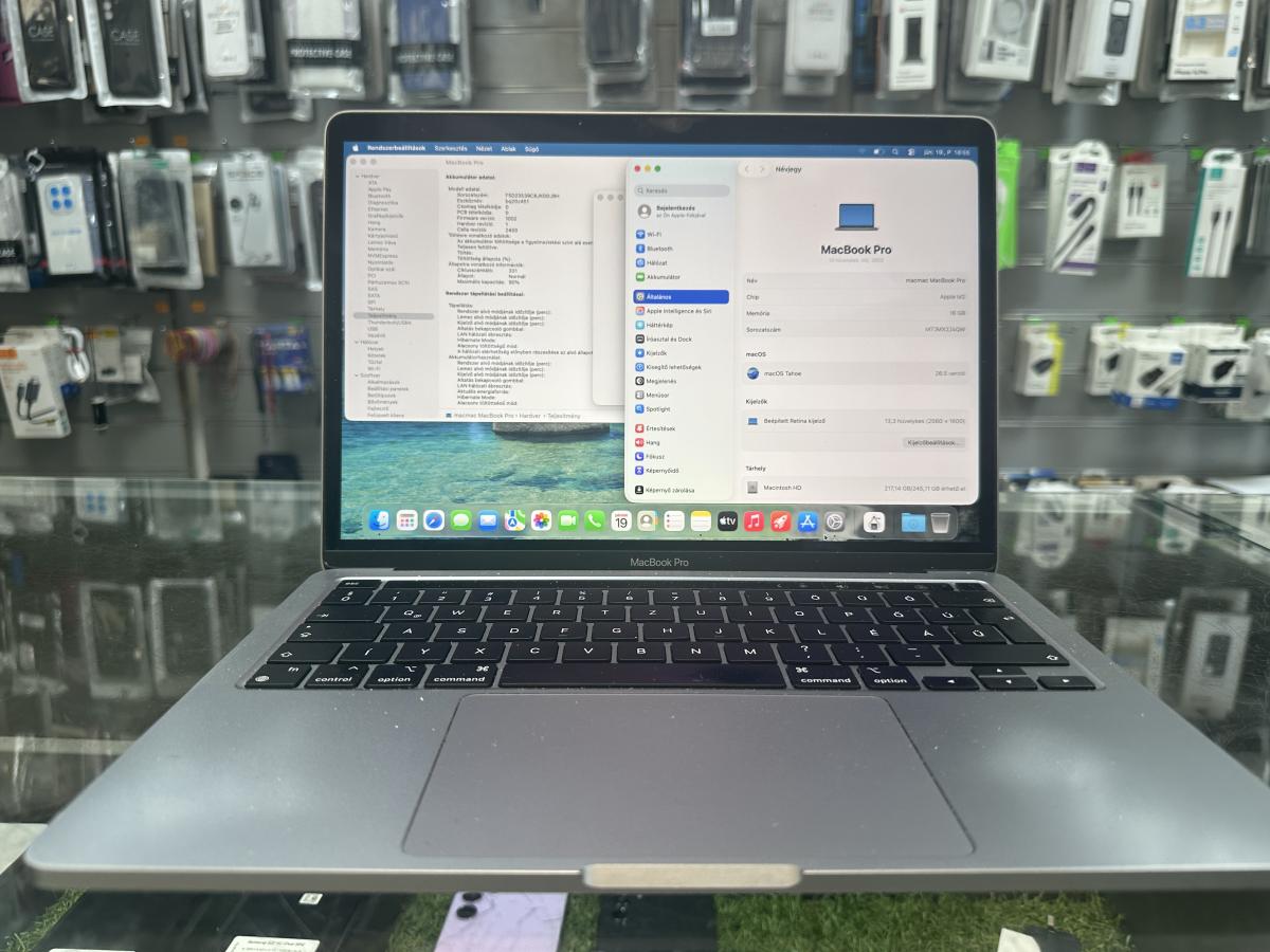 Apple MacBook Pro 13.3" Retina 2022 M2 8/10 Magos CPU 16GB / 256G SSD, space Gray 