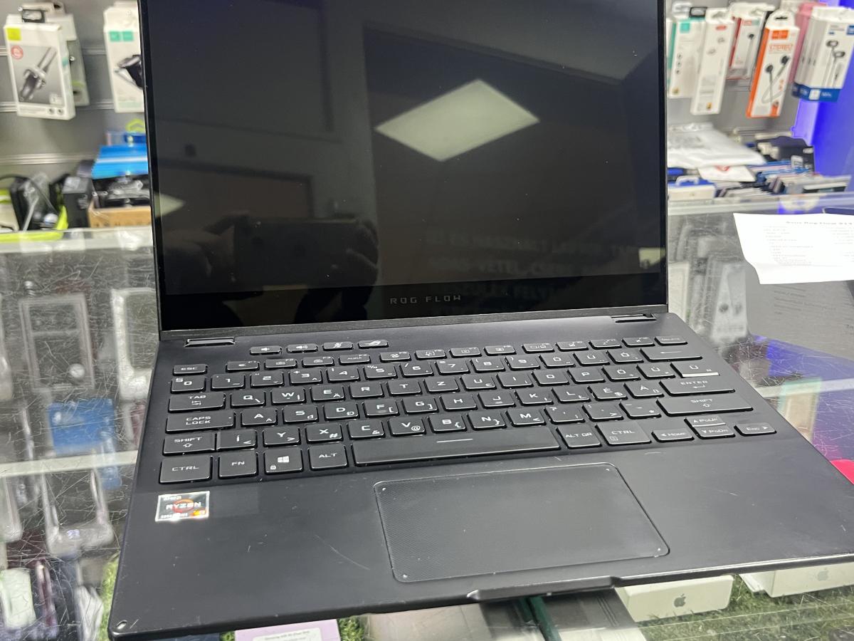 ASUS ROG Flow X13 GAMER GV301QC-K6082T 13.4"Érintőkijelző / 3K Ryzen 9 5900HS, 16GB/1TB SSD, GF RTX 3050 ,Win11H ,  FELÚJITOTT