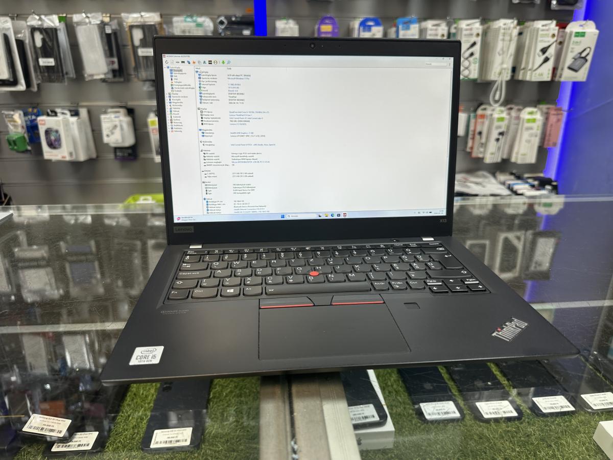 Lenovo ThinkPad X13 Laptop  13.3" FHD i5-10210U 8GB 256GB Win11 pro, felujitott 