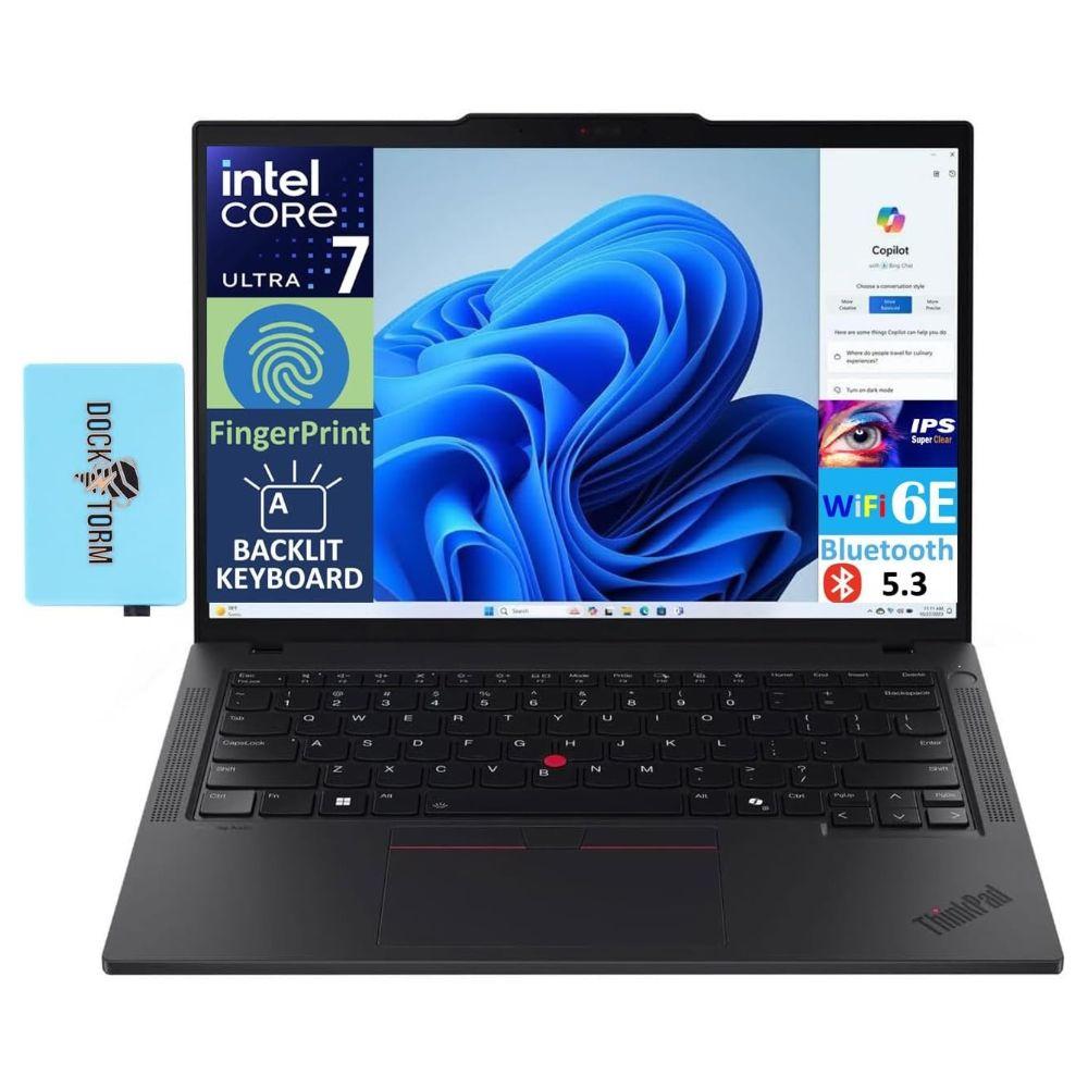 LENOVO T14 Gen 5  14" Core Ultra 7 155U, 16GB 512GB M.2 NVME SSD ( 21ML0033HV ) Fel&uacute;jitott AI Business notebook 