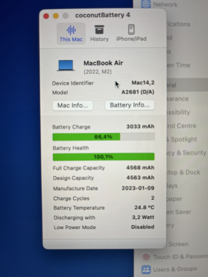 Apple MacBook Air 2022 M2 13.6" Liquid Retina 8G/ 256GB , US billentyűzet