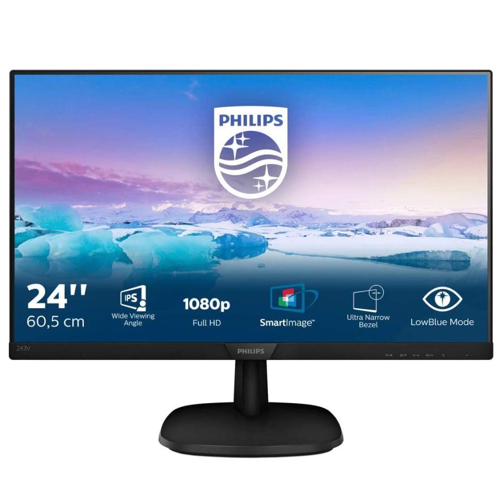PHILIPS 243V7QJABF 23.8" IPS FHD IPS 75Hz HDMI/DP/VGA monitor , HASZN&Aacute;LT  